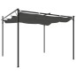vidaXL Pérgola con cubierta retráctil gris antracita 295x292x230 cm vidaXL Pérgola con cubierta retráctil gris antracita 295x292x230 cm