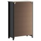 vidaXL Mueble de baño BERG madera maciza de pino negro 69,5x34x110 cm