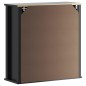 vidaXL Mueble de pared baño BERG madera maciza negro 69,5x27x71,5 cm vidaXL Mueble de pared baño BERG madera maciza negro 69,5x27x71,5 cm