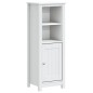 vidaXL Juego de muebles de baño BERG 3 pzas madera maciza pino blanco
