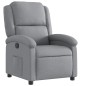 vidaXL Sillón reclinable de tela gris claro vidaXL Sillón reclinable de tela gris claro