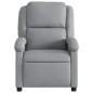 vidaXL Sillón reclinable de tela gris claro vidaXL Sillón reclinable de tela gris claro