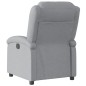 vidaXL Sillón reclinable de tela gris claro vidaXL Sillón reclinable de tela gris claro