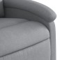vidaXL Sillón reclinable de tela gris claro vidaXL Sillón reclinable de tela gris claro