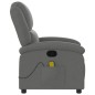 vidaXL Sillón de masaje reclinable de tela gris oscuro vidaXL Sillón de masaje reclinable de tela gris oscuro
