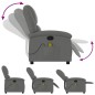 vidaXL Sillón de masaje reclinable de tela gris oscuro vidaXL Sillón de masaje reclinable de tela gris oscuro