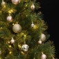 vidaXL Árbol Navidad artificial con bisagras 150 LED y bolas 120 cm vidaXL Árbol Navidad artificial con bisagras 150 LED y bolas 120 cm