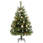 vidaXL Árbol Navidad artificial con bisagras 150 LED y bolas 120 cm vidaXL Árbol Navidad artificial con bisagras 150 LED y bolas 120 cm