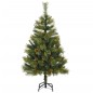vidaXL Árbol Navidad artificial con bisagras 150 LED y bolas 120 cm vidaXL Árbol Navidad artificial con bisagras 150 LED y bolas 120 cm