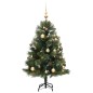 vidaXL Árbol Navidad artificial con bisagras 150 LED y bolas 120 cm vidaXL Árbol Navidad artificial con bisagras 150 LED y bolas 120 cm