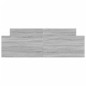 vidaXL Estructura de cama con cabecero piecero gris Sonoma 160x200 cm vidaXL Estructura de cama con cabecero piecero gris Sonoma 160x200 cm