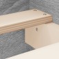 vidaXL Estructura de cama con cabecero piecero gris Sonoma 160x200 cm vidaXL Estructura de cama con cabecero piecero gris Sonoma 160x200 cm