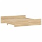 vidaXL Estructura de cama con cabecero piecero roble Sonoma 180x200 cm vidaXL Estructura de cama con cabecero piecero roble Sonoma 180x200 cm