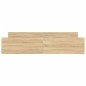 vidaXL Estructura de cama con cabecero piecero roble Sonoma 180x200 cm vidaXL Estructura de cama con cabecero piecero roble Sonoma 180x200 cm