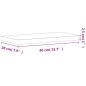 vidaXL Estante de pared madera maciza de haya 40x20x2,5 cm