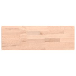 vidaXL Estante de pared madera maciza de haya 60x20x4 cm