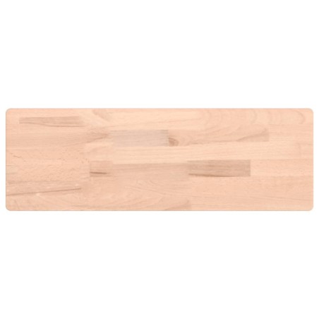 vidaXL Estante de pared madera maciza de haya 60x20x4 cm