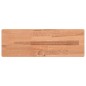 vidaXL Estante de pared madera maciza de haya 60x20x2,5 cm vidaXL Estante de pared madera maciza de haya 60x20x2,5 cm