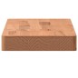 vidaXL Estante de pared madera maciza de haya 60x20x4 cm vidaXL Estante de pared madera maciza de haya 60x20x4 cm
