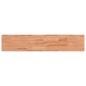 vidaXL Estante de pared madera maciza de haya 100x20x4 cm
