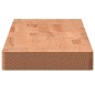 vidaXL Estante de pared madera maciza de haya 100x20x4 cm