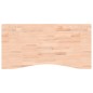 vidaXL Tablero de escritorio madera maciza de haya 100x(45-50)x2,5 cm vidaXL Tablero de escritorio madera maciza de haya 100x(45-50)x2,5 cm