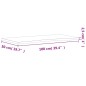 vidaXL Tablero de escritorio madera maciza de haya 100x(45-50)x2,5 cm vidaXL Tablero de escritorio madera maciza de haya 100x(45-50)x2,5 cm