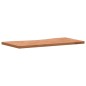 vidaXL Tablero de escritorio madera maciza de haya 80x(36-40)x2,5 cm