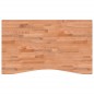 vidaXL Tablero de escritorio madera maciza de haya 100x(55-60)x1,5 cm vidaXL Tablero de escritorio madera maciza de haya 100x(55-60)x1,5 cm