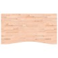 vidaXL Tablero de escritorio madera maciza de haya 110x(55-60)x4 cm vidaXL Tablero de escritorio madera maciza de haya 110x(55-60)x4 cm