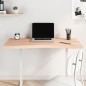 vidaXL Tablero de escritorio madera maciza de haya 110x(50-55)x4 cm vidaXL Tablero de escritorio madera maciza de haya 110x(50-55)x4 cm