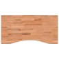 vidaXL Tablero de escritorio madera maciza de haya 80x(36-40)x4 cm vidaXL Tablero de escritorio madera maciza de haya 80x(36-40)x4 cm