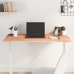 vidaXL Tablero de escritorio madera maciza de haya 100x50x1,5 cm