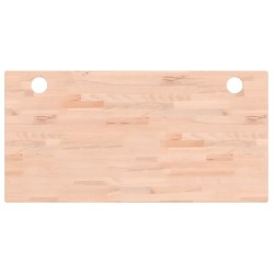 vidaXL Tablero de escritorio madera maciza de haya 100x50x1,5 cm