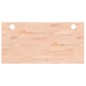 vidaXL Tablero de escritorio madera maciza de haya 100x50x1,5 cm