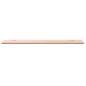vidaXL Tablero de escritorio madera maciza de haya 100x50x1,5 cm
