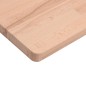 vidaXL Tablero de escritorio madera maciza de haya 100x50x1,5 cm