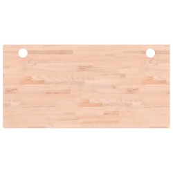 vidaXL Tablero de escritorio madera maciza de haya 110x55x2,5 cm