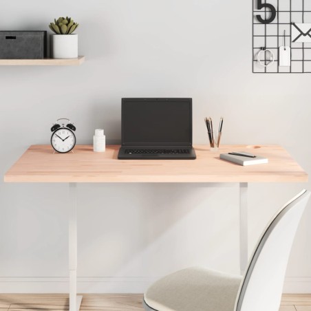 vidaXL Tablero de escritorio madera maciza de haya 110x60x2,5 cm