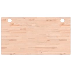 vidaXL Tablero de escritorio madera maciza de haya 110x60x2,5 cm