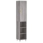 vidaXL Aparador alto madera contrachapada gris Sonoma 34,5x34x180 cm vidaXL Aparador alto madera contrachapada gris Sonoma 34,5x34x180 cm