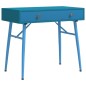 vidaXL Escritorio para ordenador con cajón verde antiguo 90x50x76,5 cm