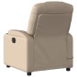 vidaXL Sillón de masaje reclinable cuero sintético color capuchino vidaXL Sillón de masaje reclinable cuero sintético color capuchino