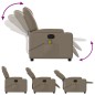 vidaXL Sillón de masaje reclinable cuero sintético color capuchino vidaXL Sillón de masaje reclinable cuero sintético color capuchino