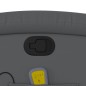 vidaXL Sillón de masaje reclinable cuero sintético gris