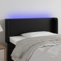 vidaXL Cabecero con LED cuero sintético negro 93x16x78/88 cm vidaXL Cabecero con LED cuero sintético negro 93x16x78/88 cm