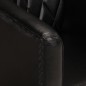 vidaXL Sillón butaca de cuero auténtico negro vidaXL Sillón butaca de cuero auténtico negro
