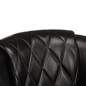 vidaXL Sillón butaca de cuero auténtico negro vidaXL Sillón butaca de cuero auténtico negro