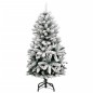 vidaXL Árbol Navidad artificial con bisagras 150 LED y bolas 120 cm vidaXL Árbol Navidad artificial con bisagras 150 LED y bolas 120 cm