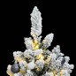 vidaXL Árbol Navidad artificial con bisagras 150 LED y bolas 120 cm vidaXL Árbol Navidad artificial con bisagras 150 LED y bolas 120 cm